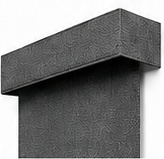 Fabric cornice valance