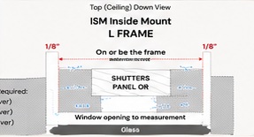 ISM inside mount frame diagram