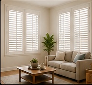 Minimalist shutter installation
