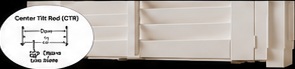 Center Tilt Rod operating system